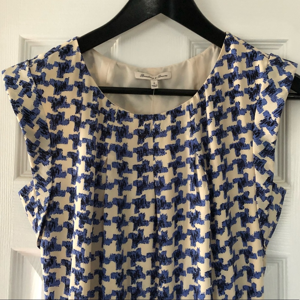 Madewell Dawnlight Houndstooth Dress NWT